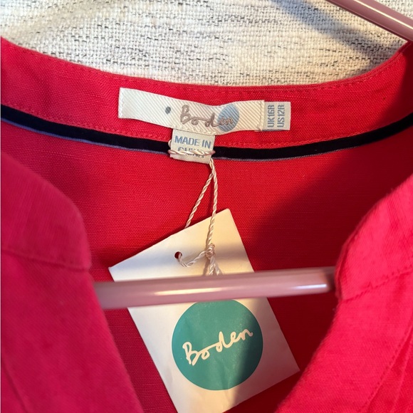 Pink Linen Dress - Picture 3 of 6